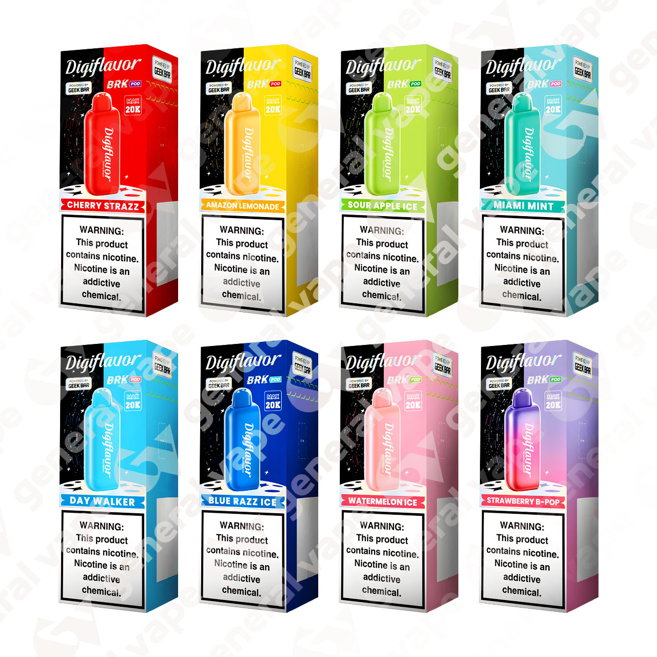 Geek Bar DigiFlavor 20K BRK Pod Disposable Vape