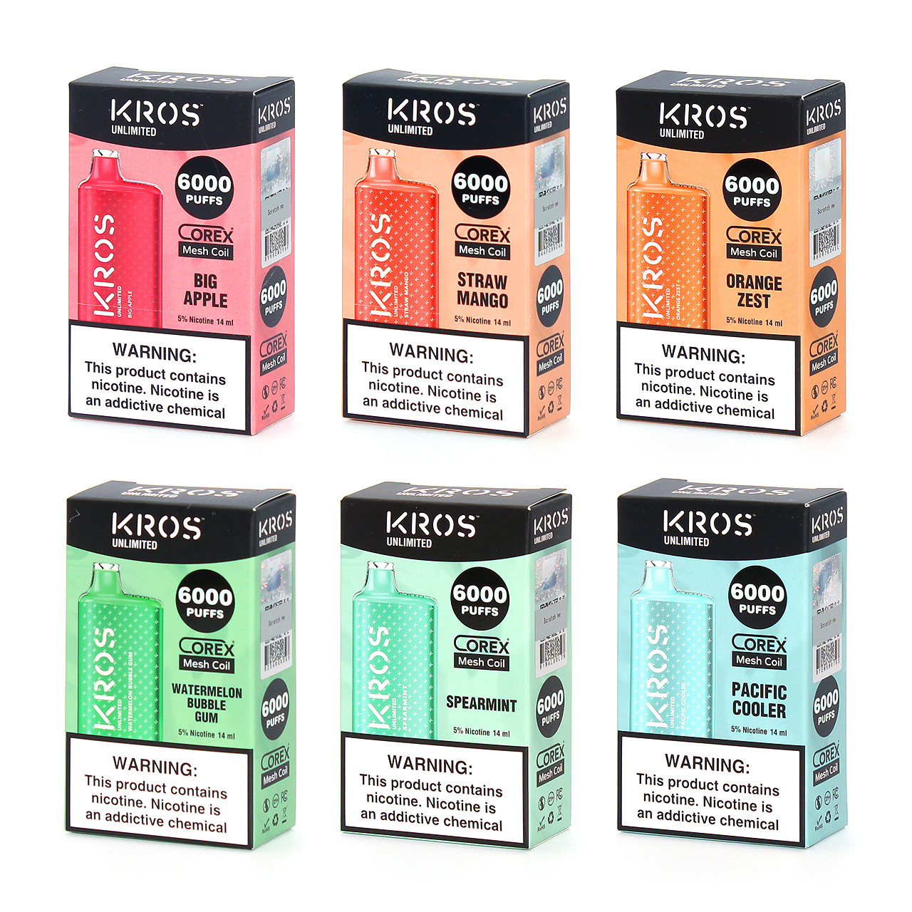 KROS 3 Unlimited 6000 Disposable Vape Kros Unlimited vape