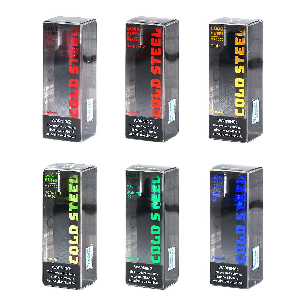 Cold Steel MT6000 Disposable Vape Cold Steel Vape 6000