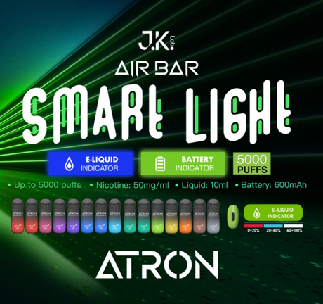 Review Air Bar Atron 5000 Puffs Disposable Vape | Flavors