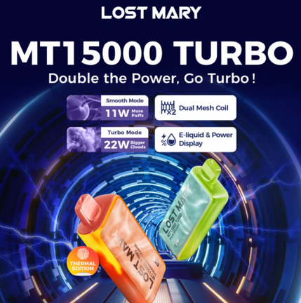 Review Lost Mary 15000 puffs. Turbo & Smooth Edition. Specs