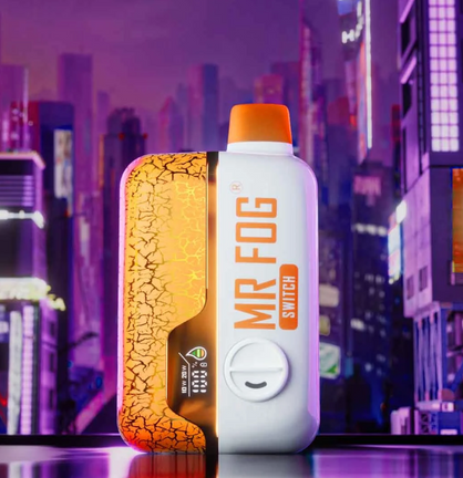 Review Mr Fog Switch SW15000 Flavor White Peach Slushy