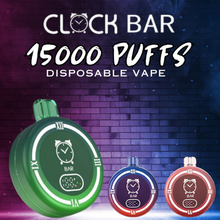 Review Clock Bar 15K Puffs. Specifications. Shop now!