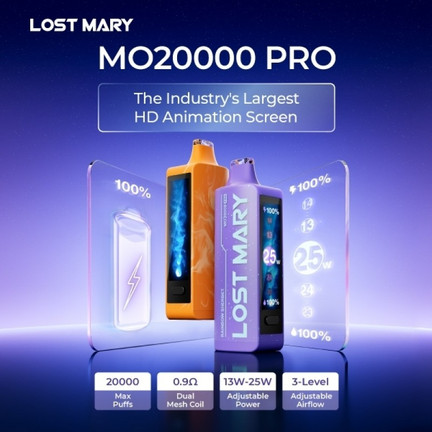 Review Lost Mary MO20000 PRO. Specifications, why you should try?