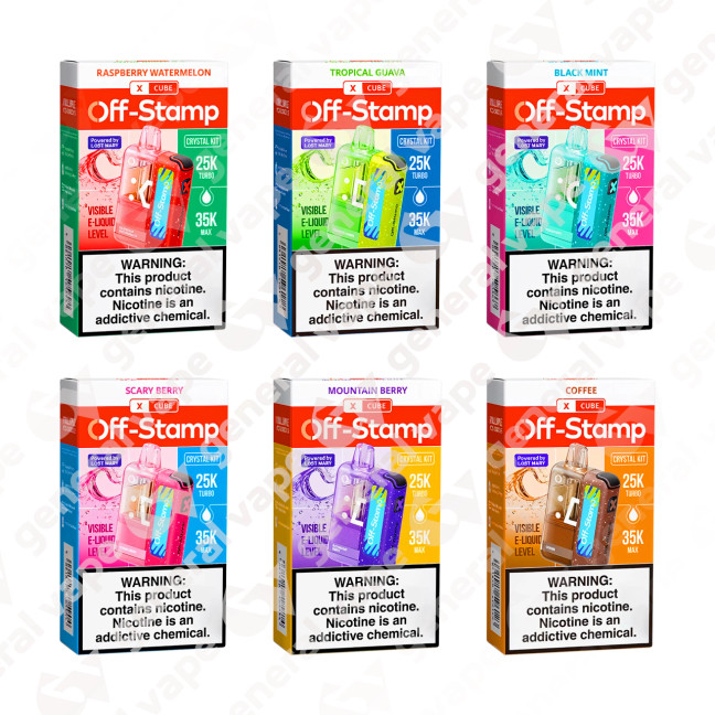 OFF-STAMP X CUBE Crystal 35000 Disposable Vape