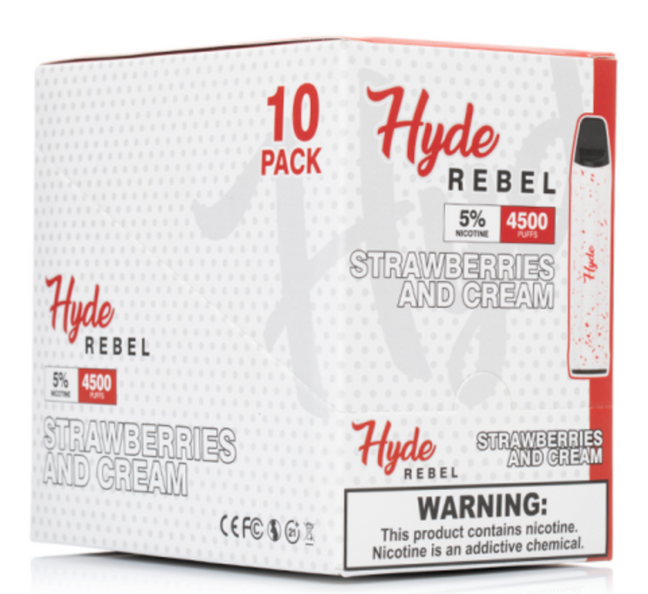 Hyde Rebel 4500 Disposable 10 Pack