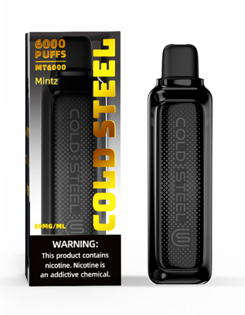 Cold Steel MT6000 Disposable Vape Cold Steel Vape 6000