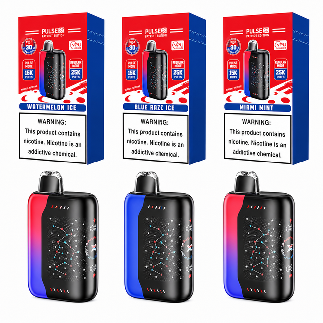 G Bar Pulse X Patriot Edition 25K Disposable Vape