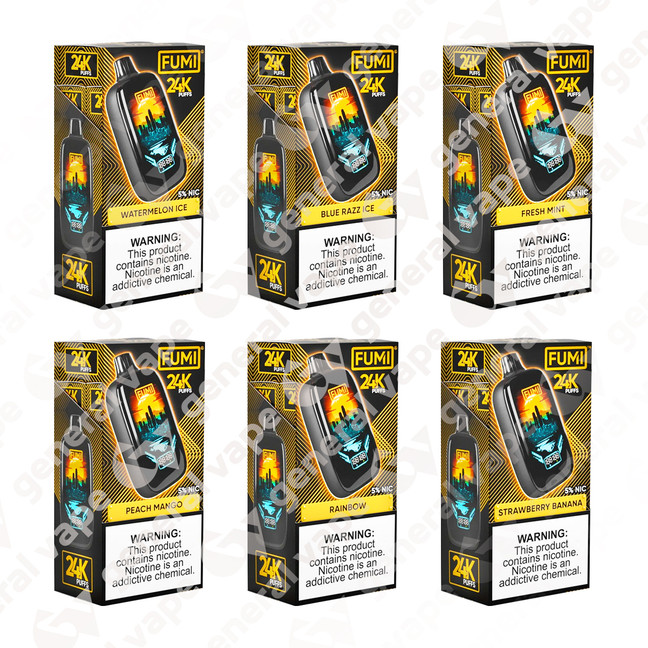 FUMI 24000 puffs all flavors