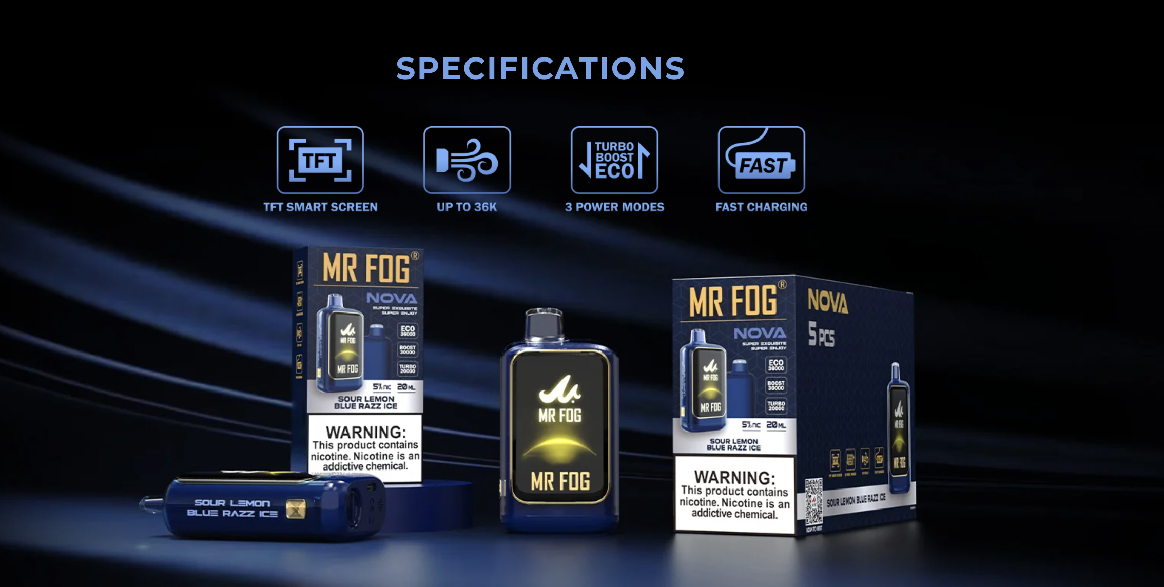 MR Fog Nova vape 36K