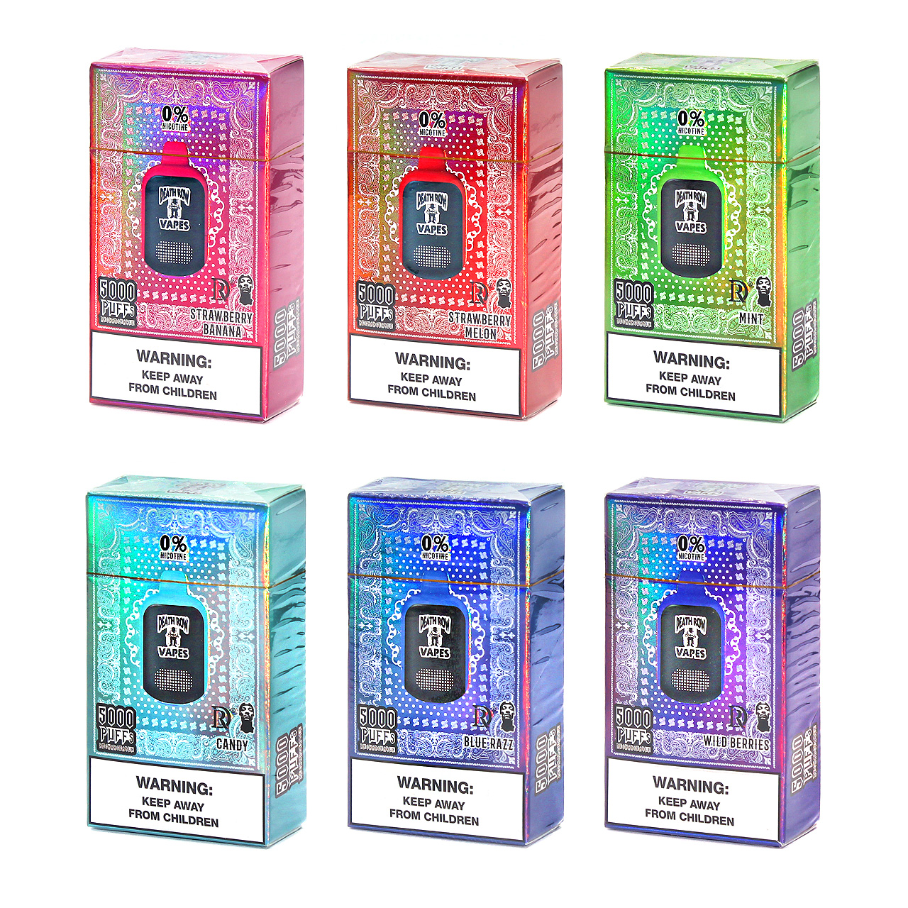 Death Row Vapes 5000 Zero Nicotine Disposable 0 Flavors vapeaware-st-mary-s-county-health-department