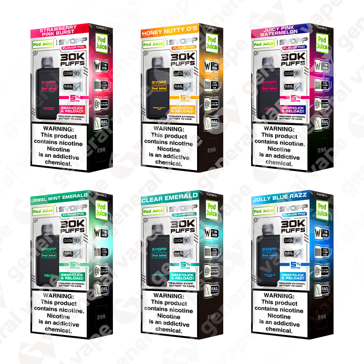 elf bar vape uk Pod Juice SVOPP 30K Flavor Pod Disposable Vape