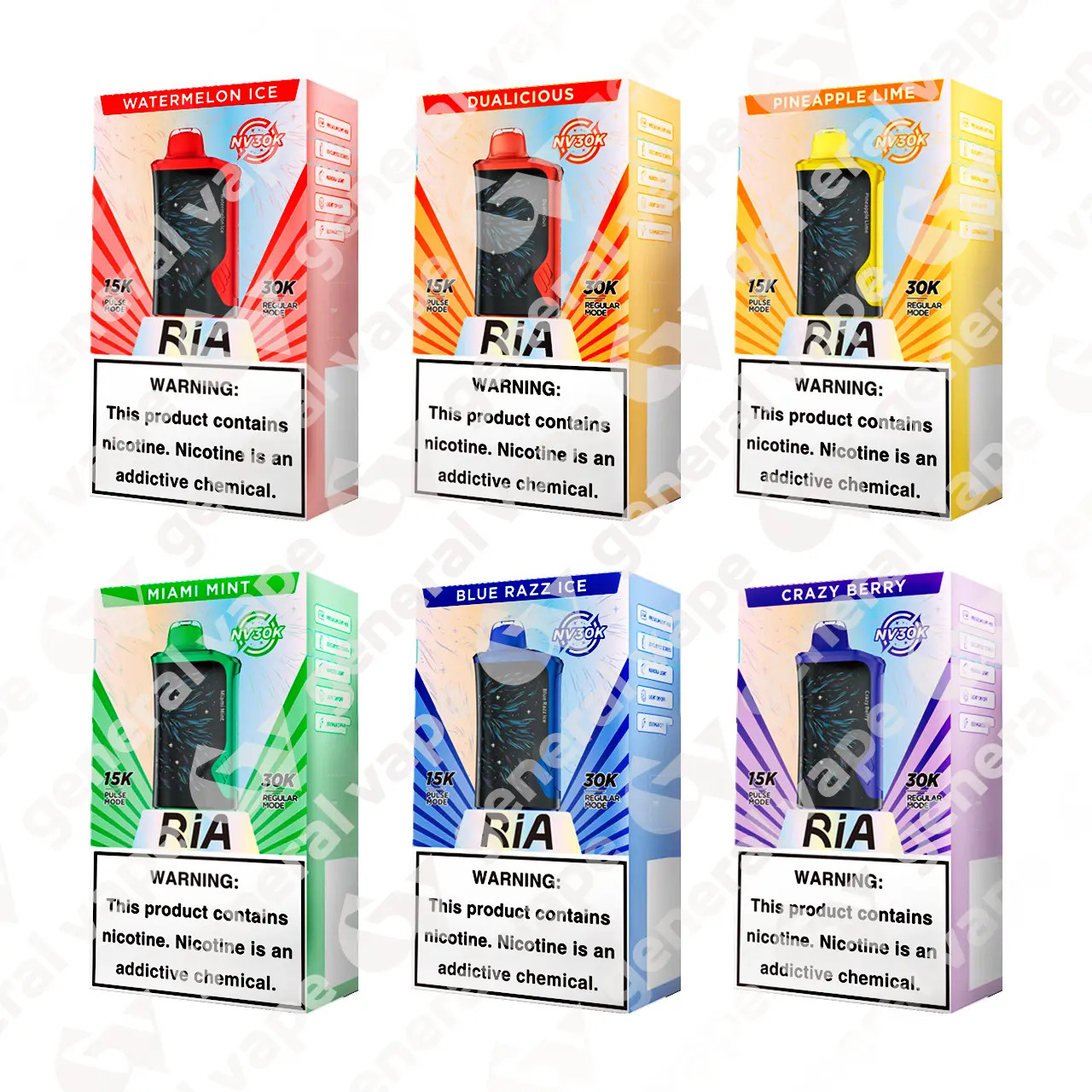 Ria Nv30k Disposable Vape Powered By Geek Bar 30000 Puffs