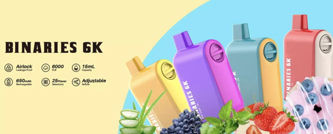 Horizon Binaries Disposable Vape | Review Binaries 6000 puff