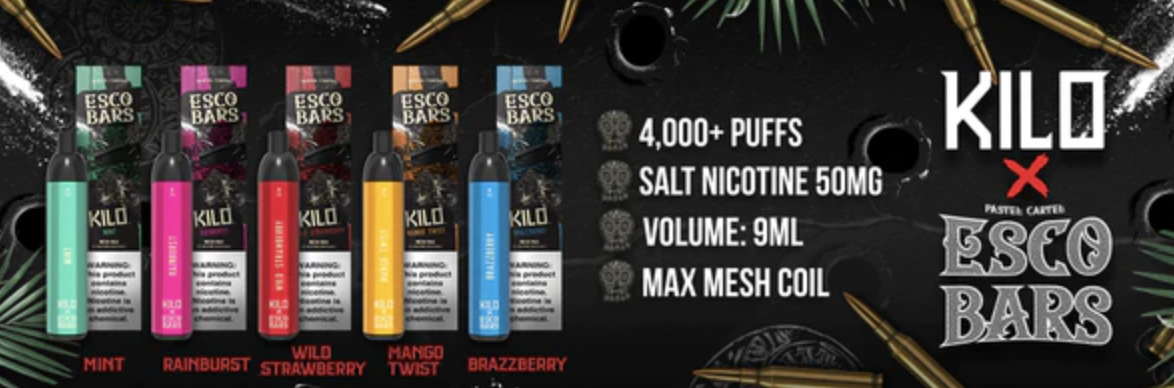 Kilo x Esco Bars 4000 Disposable Vape | Review Kilo x Esco