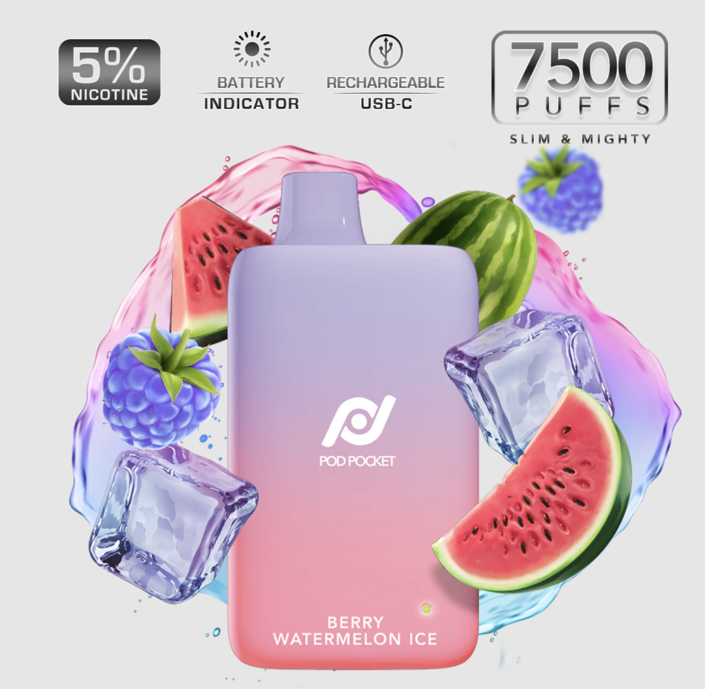 Pod Pocket 7500 Disposable Vape | PodPocket 7500 Puffs