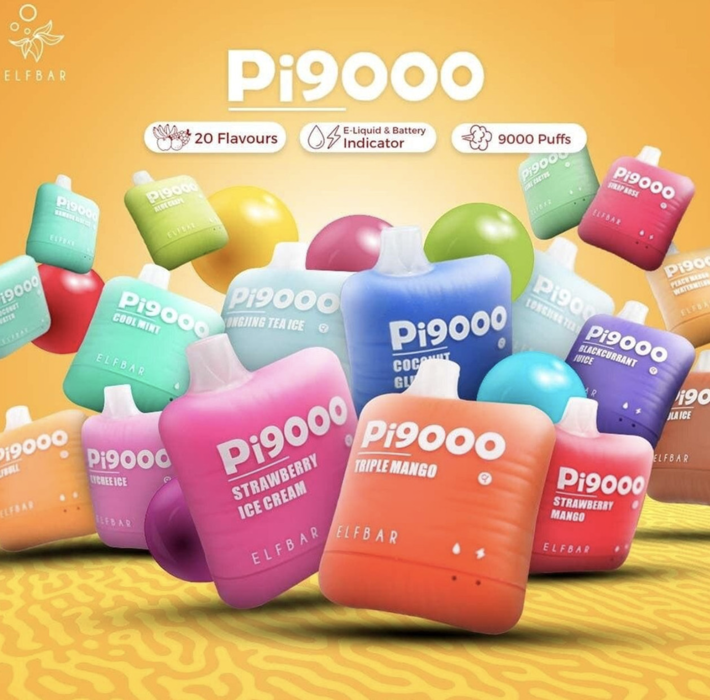Review ELF BAR Pi9000 & 9000 puffs Vape. Specifications Review ELF BAR Pi9000 & 9000 puffs Vape. Specifications