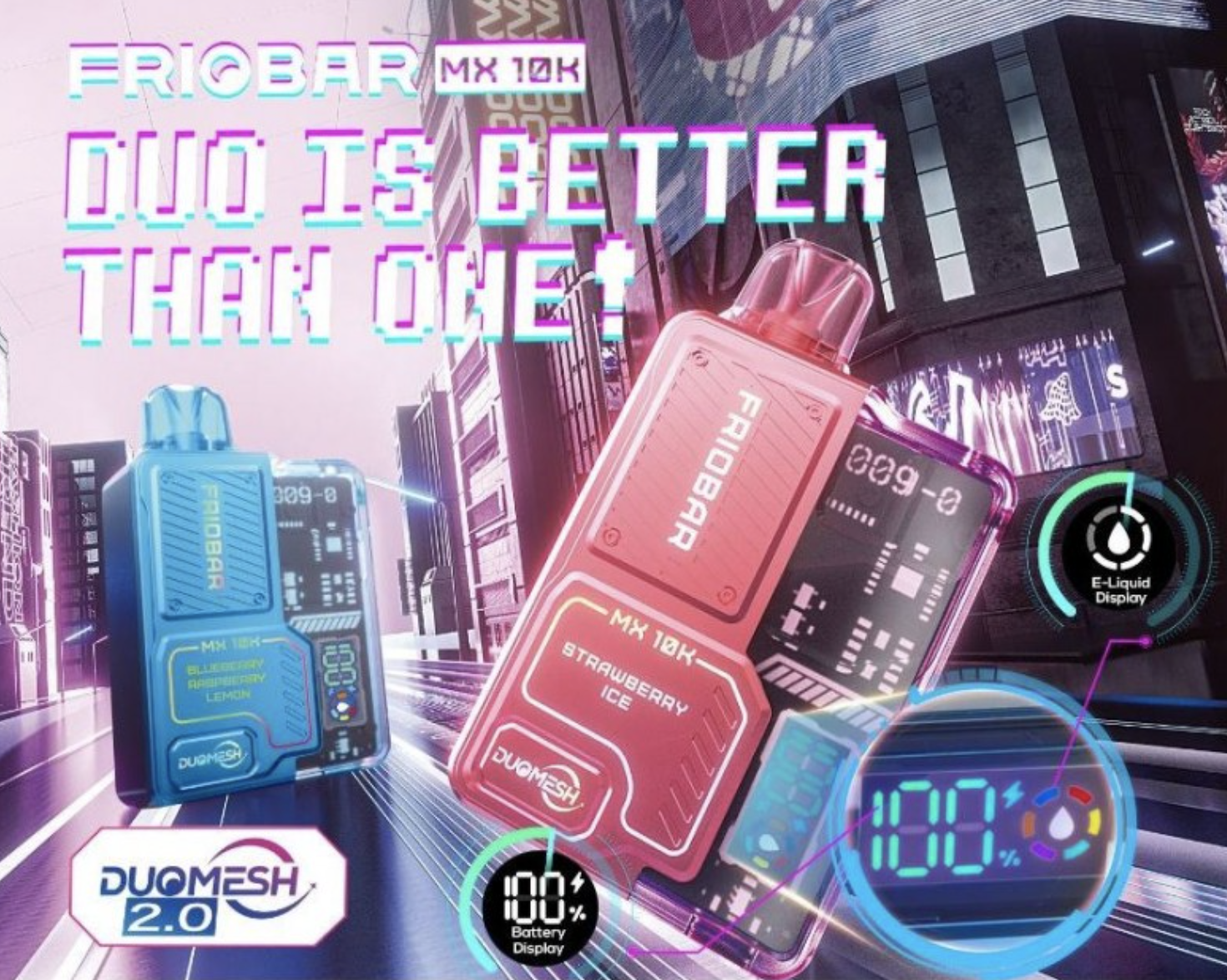 Review FrioBar MX10K & 10000 Puffs. Specifications