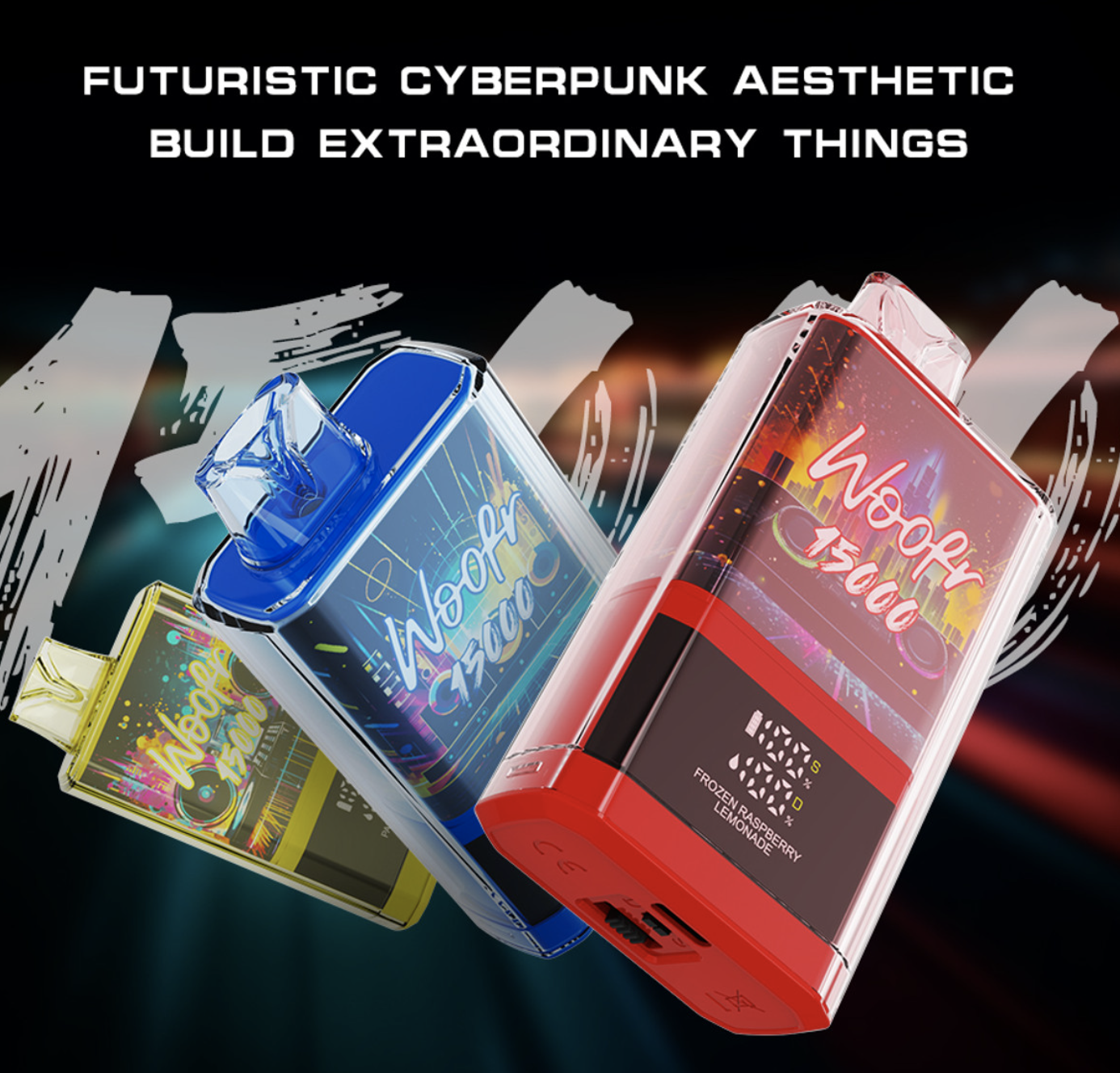 Review Woofr 15000 puffs powered by Ijoy. Specifications.