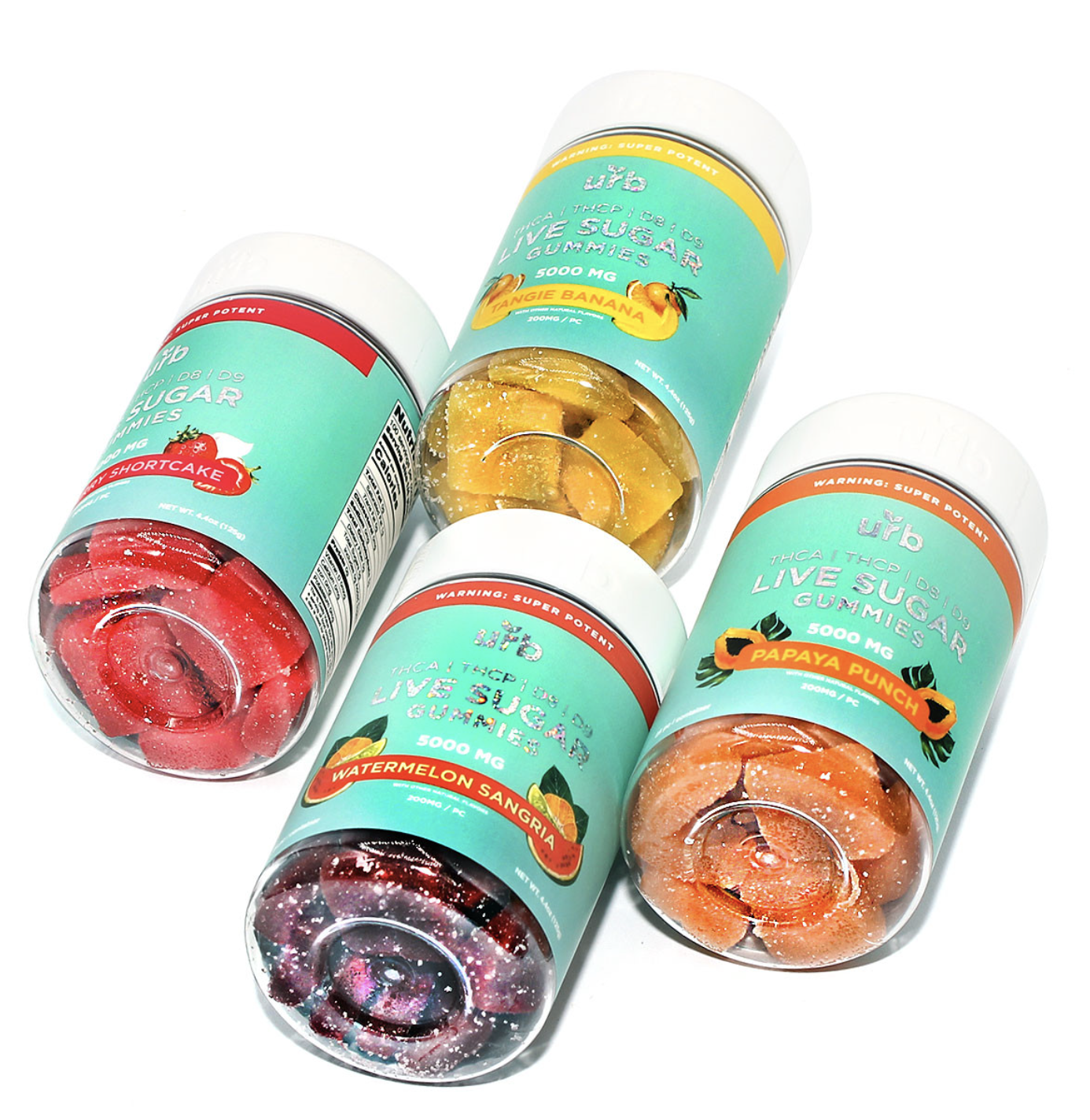 Review URB THCA Live Sugar Gummies 5000mg. Specs. Shop now