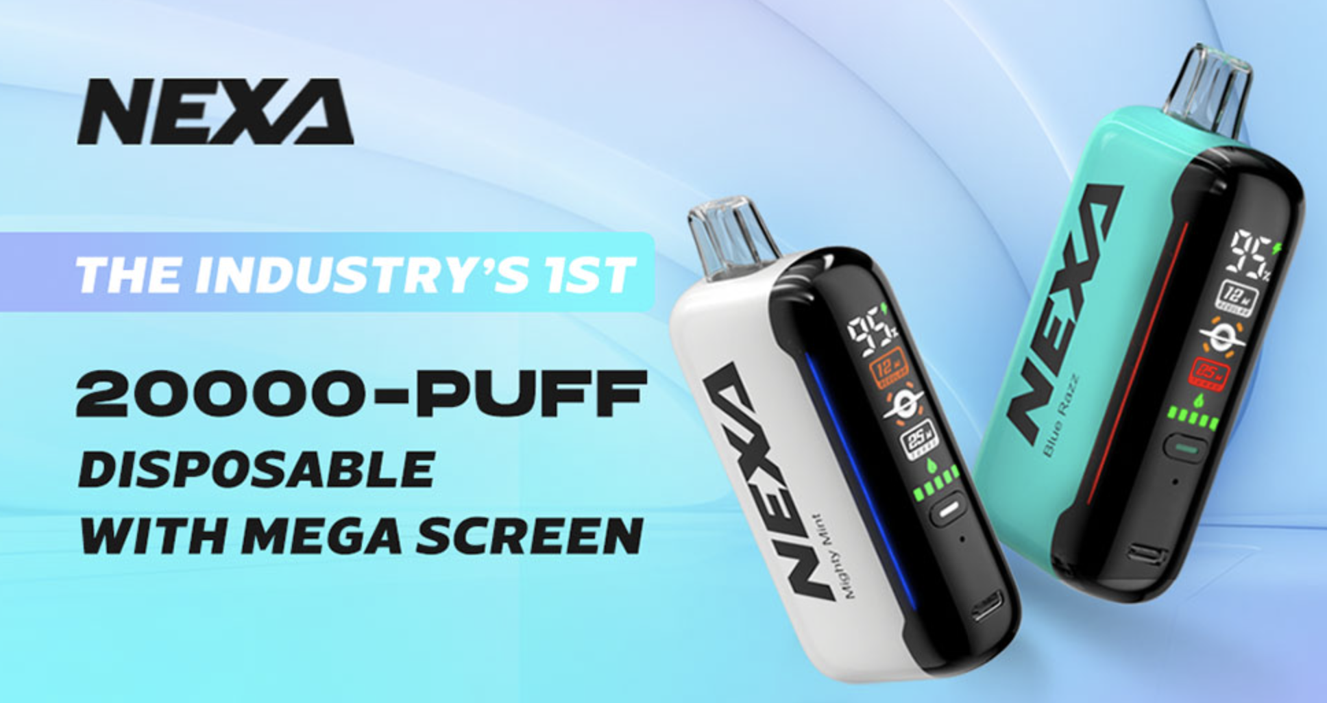 Review NEXA 20000 Puffs Dual Mesh Coil & MEGA Screen.