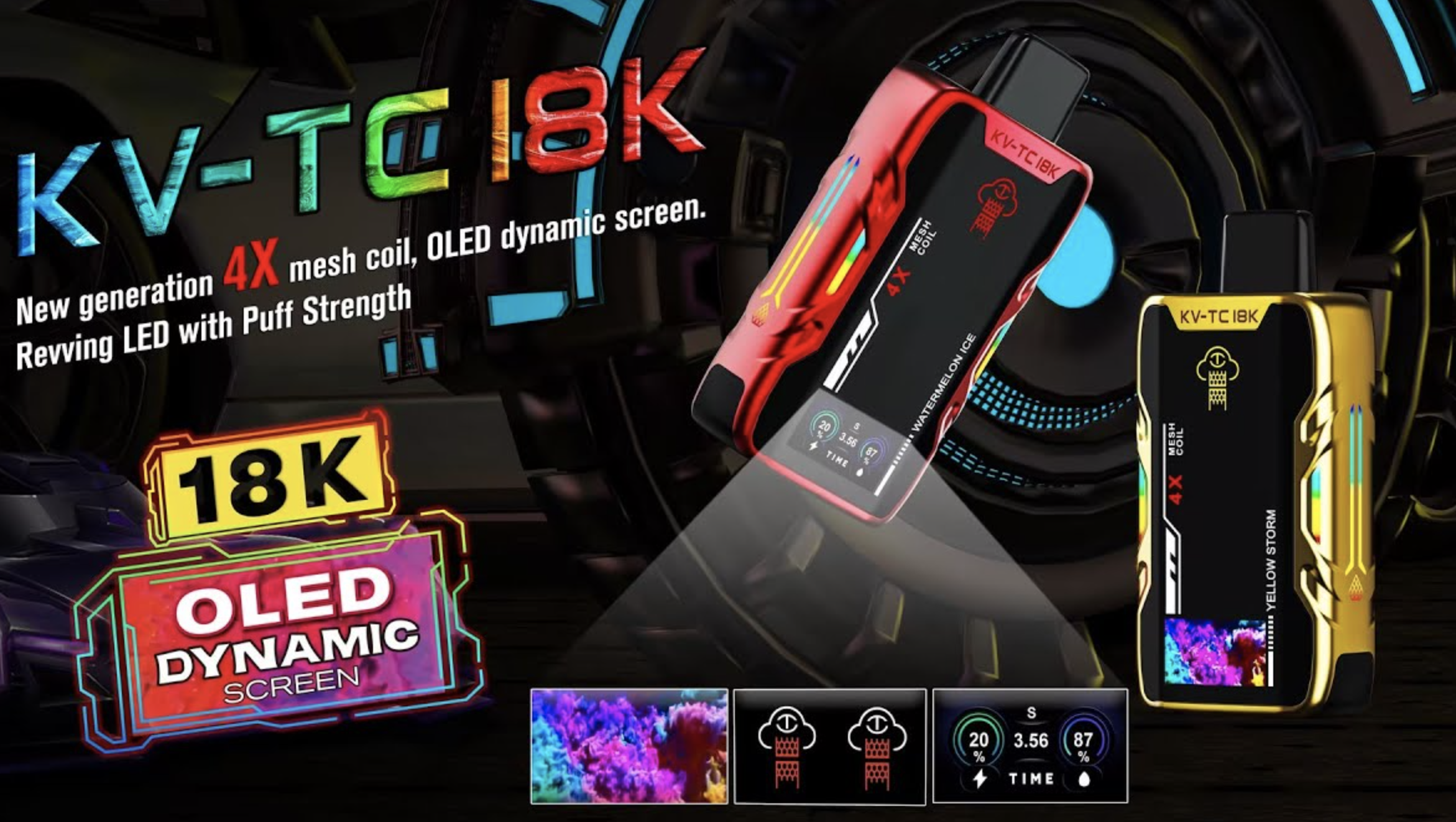 Review Sooce KV-TC18K & 18000 Puffs. Specifications. Buy now