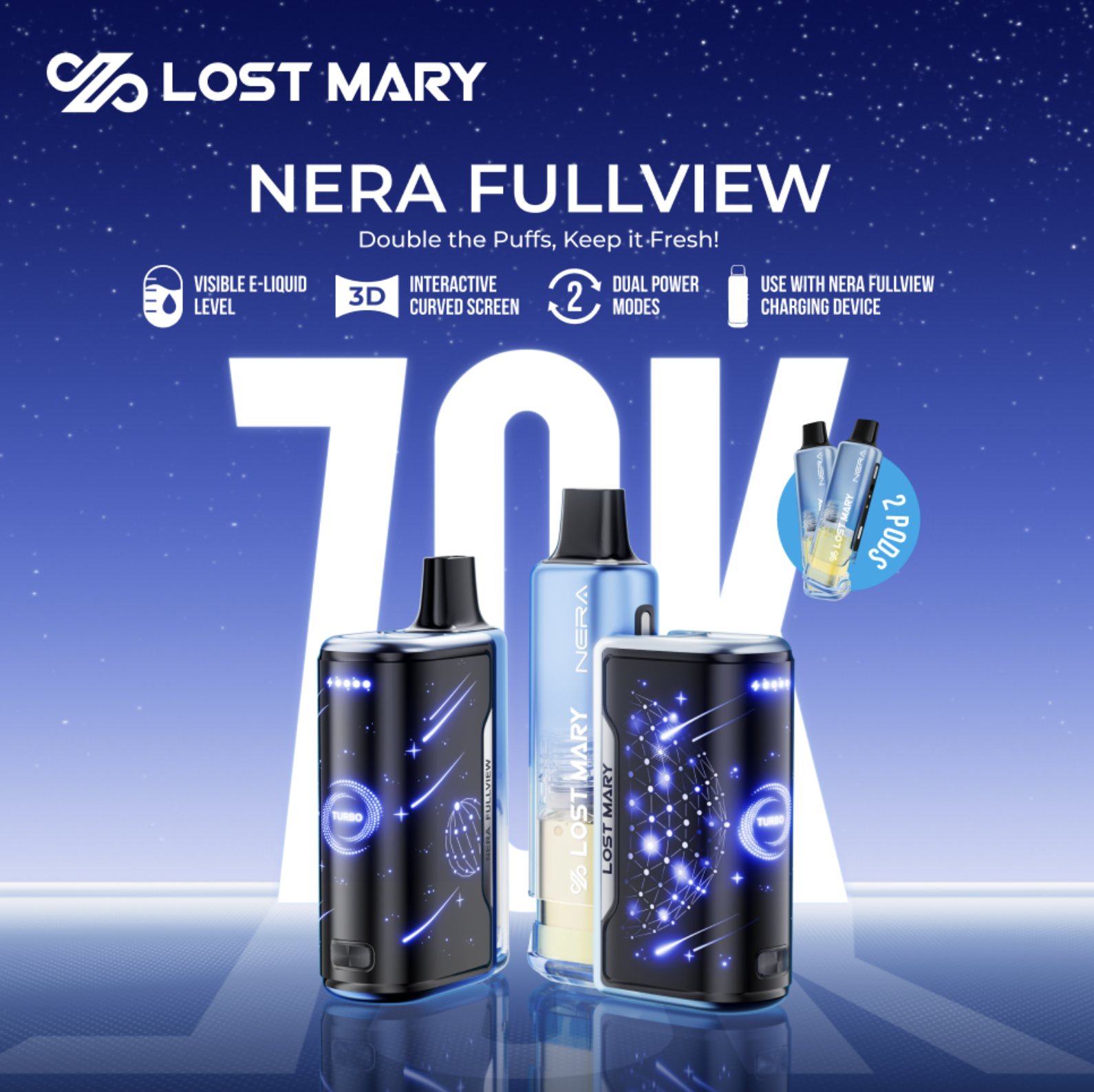 Lost Mary NERA Fullview 70K Review: One of the Smartest Pod Vape Systems Right Now