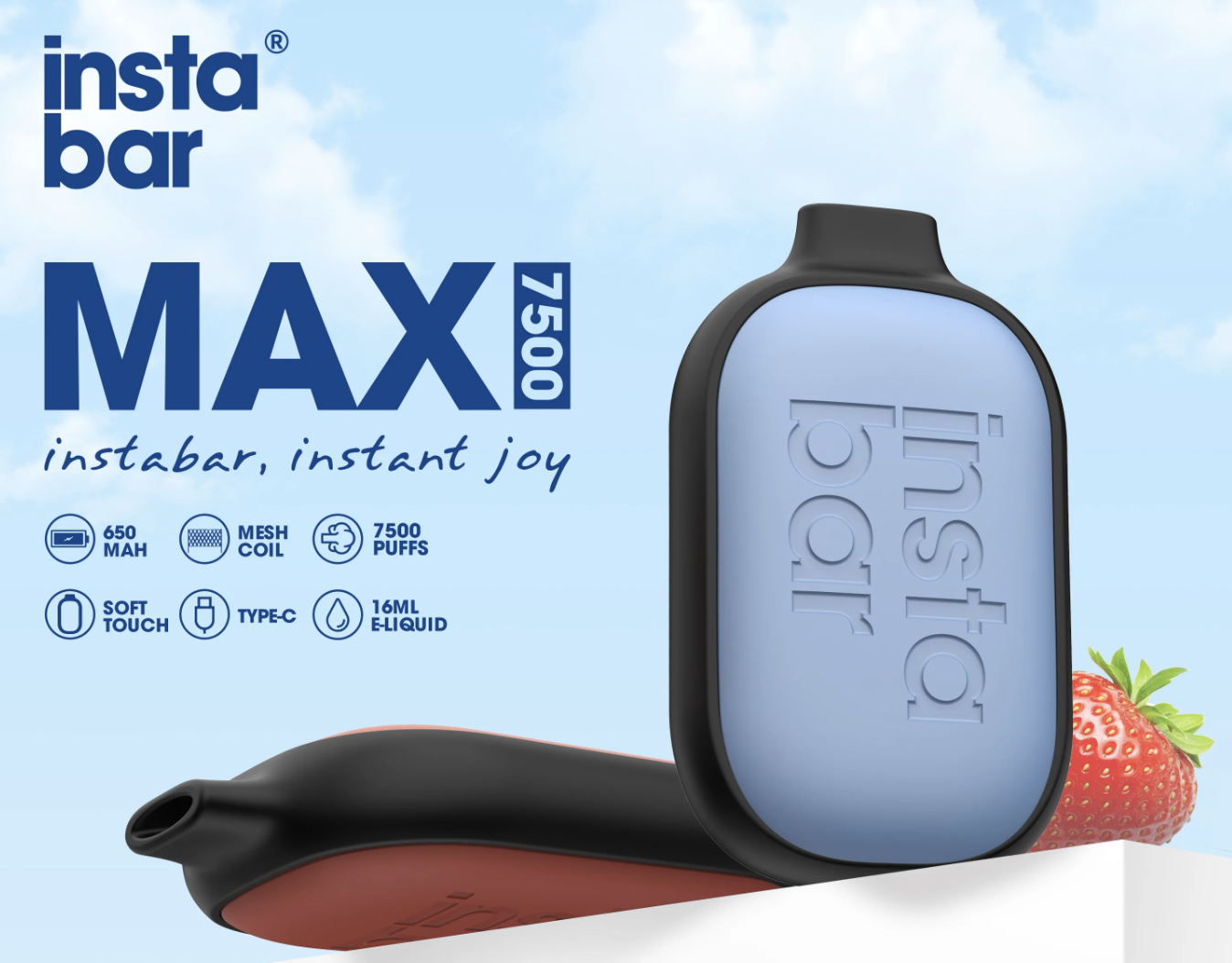 Review Instabar Max 7500 Puffs Disposable. Specifications - General Vape