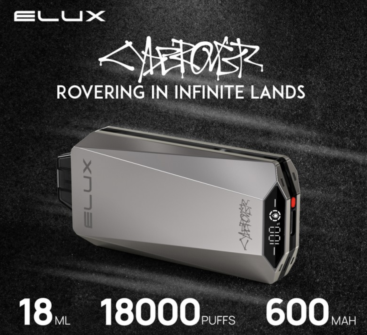 Review Elux CYBEROVER 18K Puffs. Specifications. Shop Now - General Vape