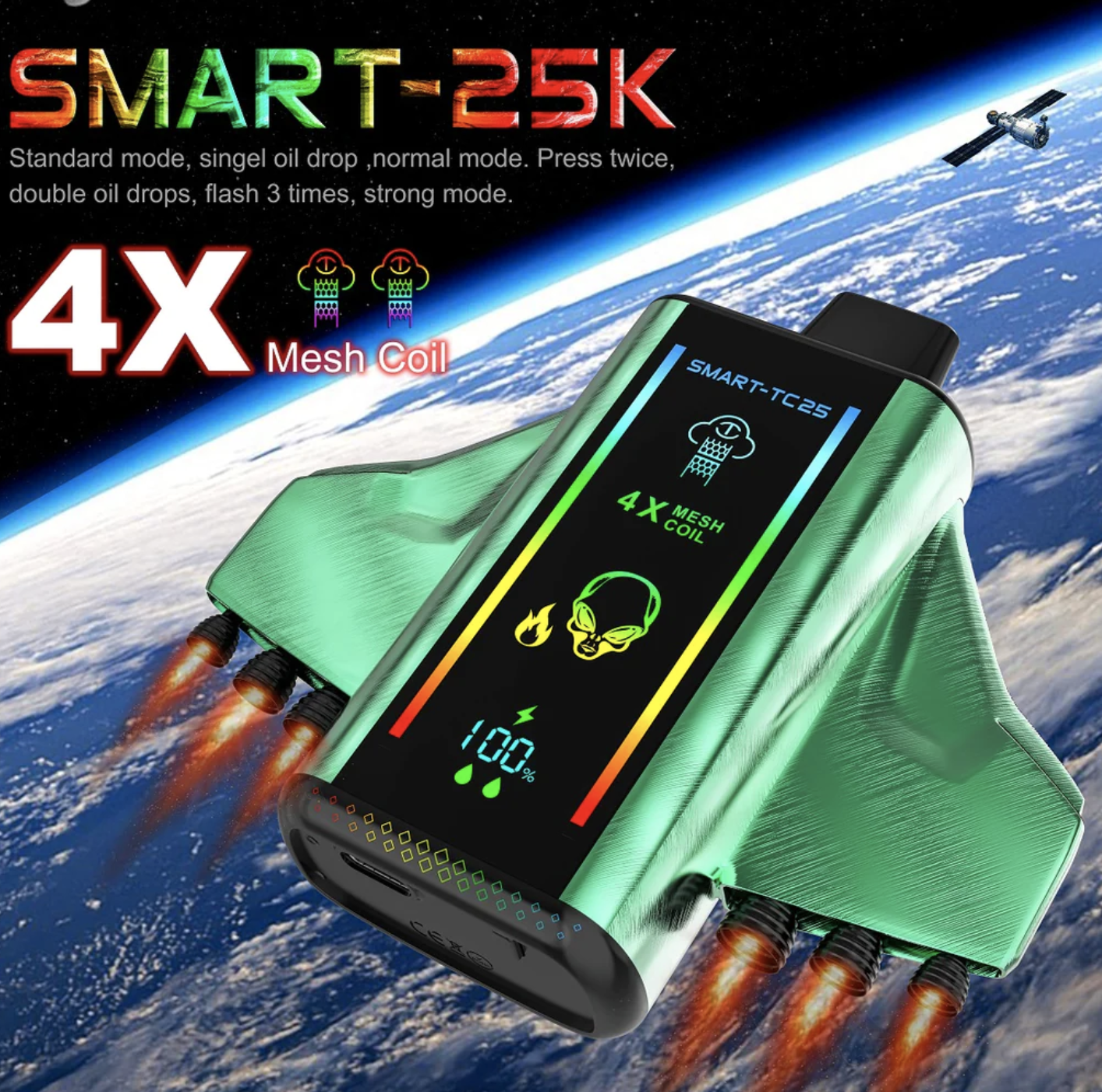 Review Onee Stick Smart TC25K Puffs. Specifications. Shop now! - General  Vape