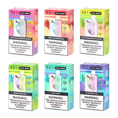 MoTi Duo 9000 Disposable Vape | Moti Duo Vape | 9000 Puffs