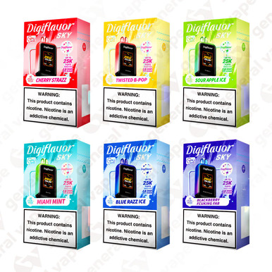 DigiFlavor SKY 25K Disposable Vape | A Star Is Born! 25000 puffs per