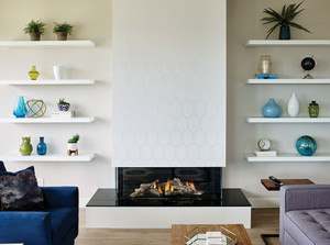 Regency City Series San Francisco Bay 40 (CB40E) Three-Sided Gas Fireplace