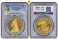 1080062 GREAT BRITAIN. Victoria. (Queen, 1837-1901). 1887 AV Five Pounds. PCGS MS62.  VICTORIA D:G: BRITT: REG: F:D:. Bust left wearing small crown and veil / St. George slaying the dragon right. KM 769; SCBC-3864, Friedberg 390.

Please use this ...