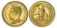 1070682 STRAITS SETTLEMENTS. Edward VIII. "1936" Brass Medallic Crown or Fantasy. PCGS PR65.  Richard Lobel Issue. Edge: Plain. EDWARD · VIII · KING · & · EMPEROR. Bust left / Britannia standing with trident and shield; sailing ship lower left; da...