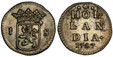 1081114 NETHERLANDS. Holland. 1727 AR Stuiver, Weapon. PCGS Genuine - UNC Details Damaged.  Crowned arms of Holland divides value. / HOL / LAN / DIA / Date). KM 85; Verk.56,5; CNM.2.28.122.

Please use this link to verify the PCGS certification nu...