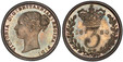 1081334 GREAT BRITAIN. Victoria. (Queen, 1837-1901). 1880 AR Maundy Set. PCGS PL67-PL66 (Prooflike).  Young bust, left / Crowned denomination within wreath. KM MDS 134; SCBC-3916 (SCBC-3917 through 3920); ESC-3535 (Prev. ESC-2494).

4,488 sets iss...