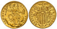 1082779 ITALIAN STATES. Papal States. Benedict XIV. 1751-XI AV Zecchino. NGC MS64.  BEN · XIV · P · M · ... Radiant Holy Mother Church, seated / REPENTE DE CAELO. Radiant dove above Papal arms. KM 943; Fr.-231; Munt.-19I.

Currently the finest kno...