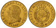 1082859 ITALIAN STATES. Sardinia. Carlo Emanuele III. 1766 AV Doppia. NGC AU58.  Torino. CAR · EM · D · G · REX · SAR · CYP · ET · IER ·. Head to left, date below / DVX · SAB · ET · MONTISFER · PRINC · PED · & ·. Crowned oval shield of 4-fold arms...