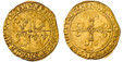 1084001 FRANCE. Francois I. (King, 1515-47). (1515-47)-Flower AV Ecu d'or au soleil du Dauphine . NGC MS63.  Lyon. 3.42gm. Crowned cross fleurée; a lis at the end of each branch / Cross fleurée quartered arms. Fr.-354.
Currently the finest known a...