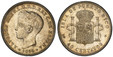 1084223 PUERTO RICO. Alfonso XIII. 1896 PGV AR 40 Centavos. PCGS AU50.  Madrid Mint. Edge: Reeded. Young head left / Crowned arms, pillars. KM 23; Calico 127.

Please use this link to verify the PCGS certification number <a href="http://www.pcgs.c...