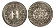 1083462 SWISS CANTONS. Basel. Johann Conrad II. 1708 Billon Assis. PCGS Genuine - UNC Details Cleaned.  MONETA·NOVA·BASILEENSIS. Shield of arms of Basel within inner circle; legend around / DOMINE·CONSERVA·NOS·IN·PACE// ASSIS/ *(date)*. Denominati...