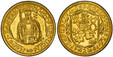 1084581 CZECHOSLOVAKIA. 1951 AV 2 Dukaty. PCGS MS64.  By J. Benda (Obv.) & O. Spaniel (Rev.). Edge: Milled. 25mm. 6.98gm. Czech lion with Slovak shield, denomination divides date below / Duke Wenceslas (Vaclav) half-length figure facing. KM 9; Fr....