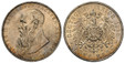 1083257 GERMAN STATES. Saxe-Meiningen. Georg II. 1908-D AR 5 Mark. NGC UNC Details Obverse Spot Removed.  Munich. Head left, short beard / Crowned imperial eagle with shield on breast. KM 201; Jaeger 153b.

Tiny spot removed on bust.

Please use t...