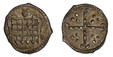 1084470 GREAT BRITAIN. England. Elizabeth I. (Queen, 1558-1603). (1603-04)-(Thistle) AR Halfpenny. PCGS AU58.  London mint. Portcullis / Cross with three pellets in each angle. SCBC-2651; North 2074.

Please use this link to verify the PCGS certif...