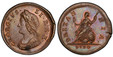 1084523 GREAT BRITAIN. George II. (King, 1727-1760). 1730 CU Farthing. PCGS MS63BN (Brown).  GEORGIVS · - II · REX ·. Laureate bust left / BRITAN - NIA ·. Brittania seated left. KM 572; SCBC-3720.

Please use this link to verify the PCGS certifica...