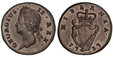 1084557 IRELAND. George II. (King, 1727-1760). 1737 CU 1/2 Penny. PCGS MS63 BN (Brown).  Laureate bust, left; with small letters / Crowned harp, date below. KM 125; S-6605; Dowel & Finn 541.

Please use this link to verify the PCGS certification n...