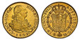 1082323 SPAIN. Charles IV. 1807-(Crowned-M) FA AV 2 Escudos. NGC MS63.  Madrid. CAROL · IIII · D · G ... Bust right / IN · UTROQ · FELIX ... Crowned arms in order chain. KM 435.1; Calico 1317.

Currently the finest known at NGC as of February 2025...