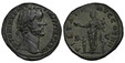1084954 ROMAN IMPERIAL.  Antoninus Pius. (Emperor, 138-161 AD). Struck 159-160 AD. AE Sestertius. NGC Ch. VF (Choice Very Fine) Strike 4/5 Surface 3/5.  20.95gm. ANTONINVS AVG PIVS P P TR P XXIII. Laureate head, right / PIETATI AVG COS IIII. Pieta...
