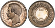 1084448 FRANCE. Napoleon III. 1856 AR Medal. PCGS MS63.  By A. A. Caque. Paris. Edge: Plain. 41mm. Bare head, left / Central medallion left blank for engraving or embossing; complex floral wreath around.

Ministry of Agriculture, Commerce & Public...